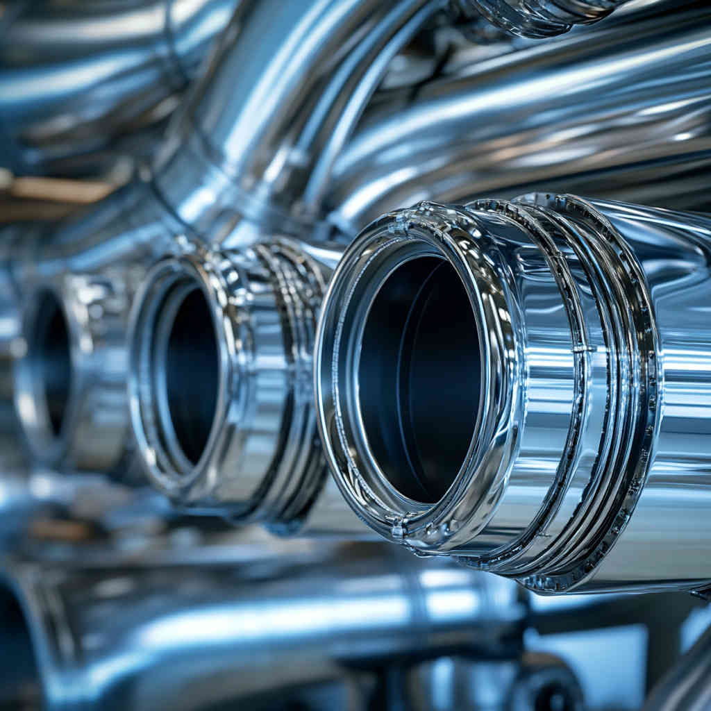 Stainless steel pipes in aircraft hydraulic systems