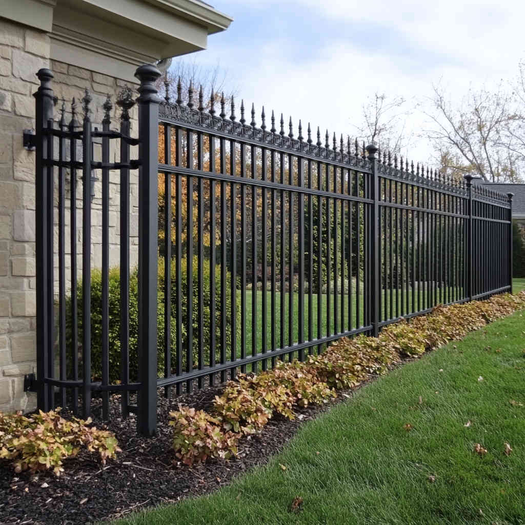 Fencing with Galvanized Steel Bars