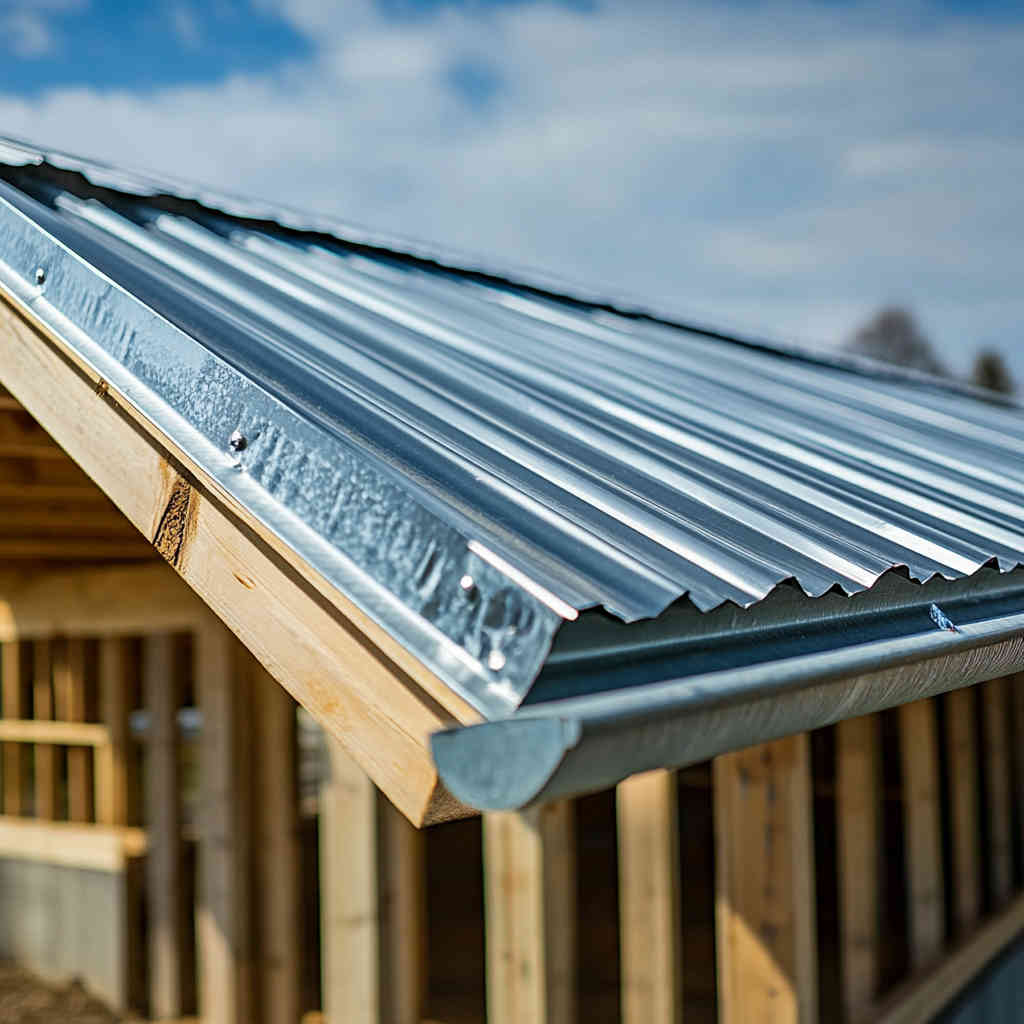 Roofing Support with Galvanized Steel Bars