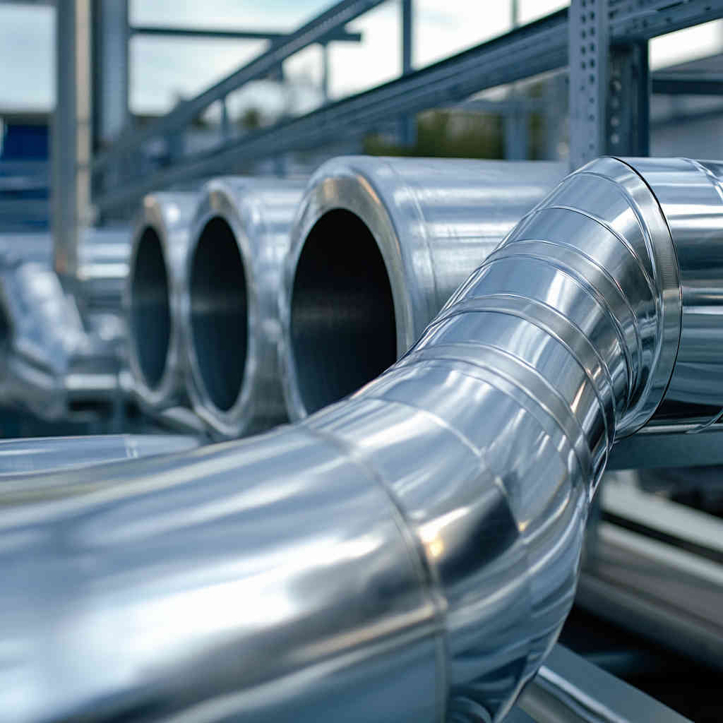 Stainless steel pipes in HVAC applications