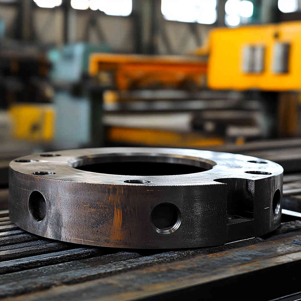 Socket weld flange in industrial use