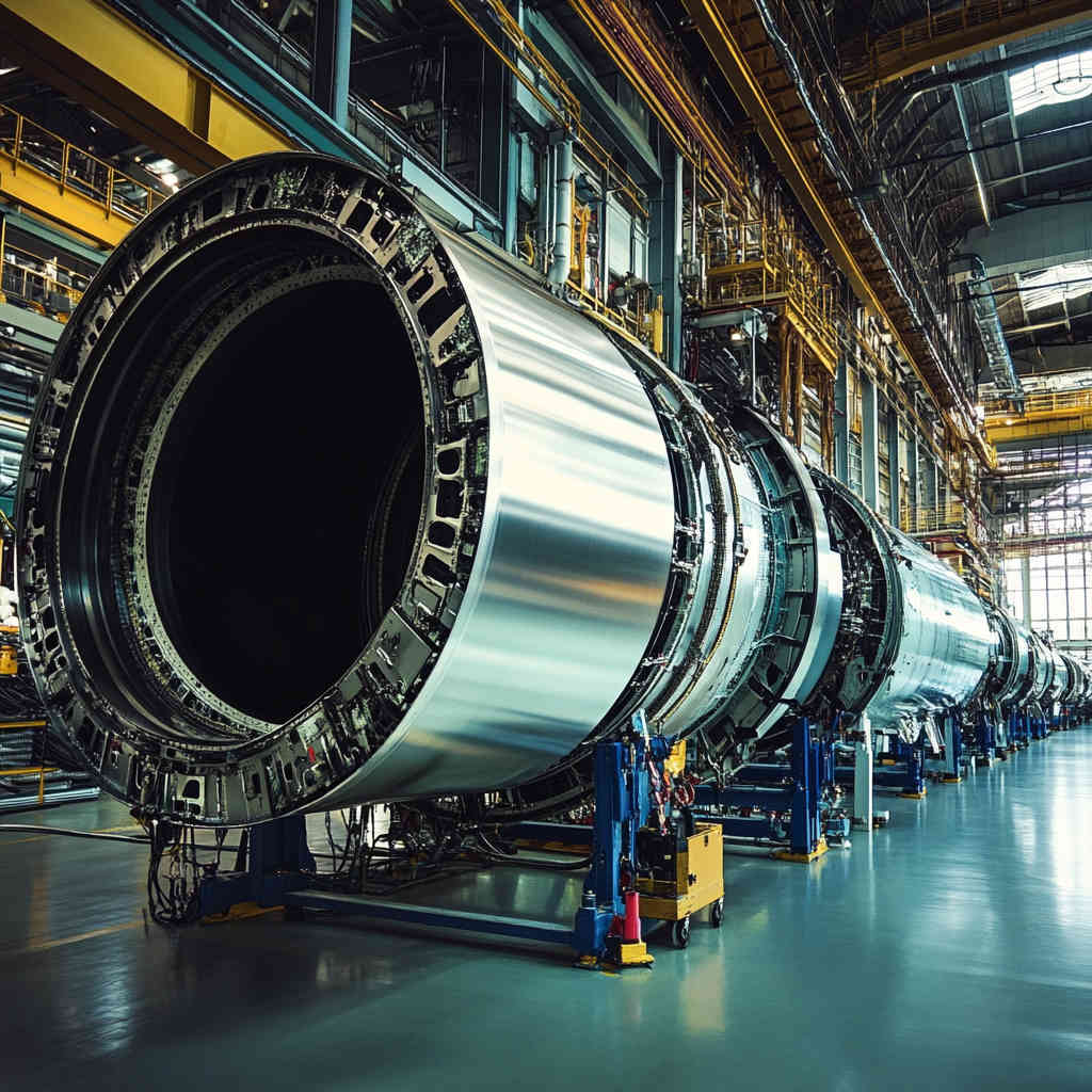 Stainless steel pipes in aerospace cooling systems