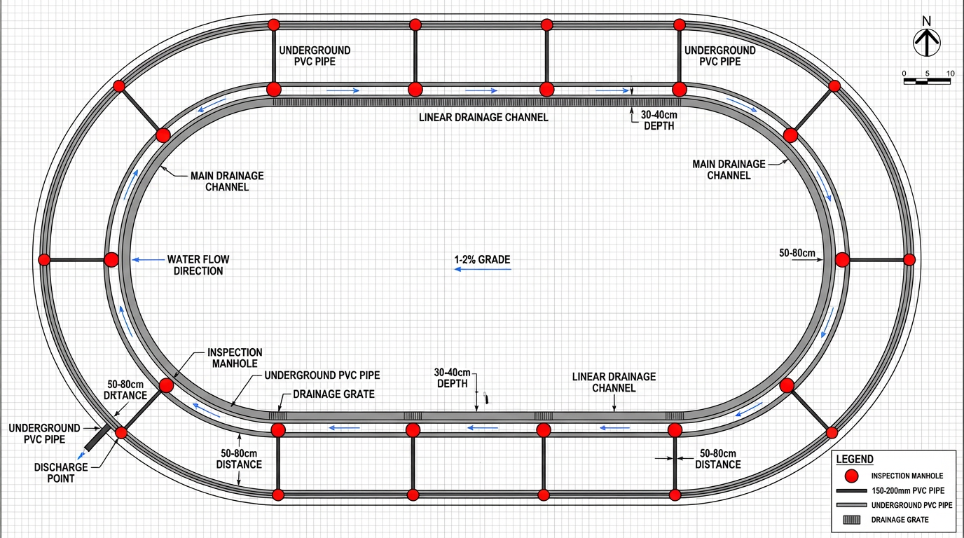Tekniska krav f&ouml;r bas och fuktkontroll f&ouml;r GODER&reg; Prefabricated Synthetic Athletic Track System