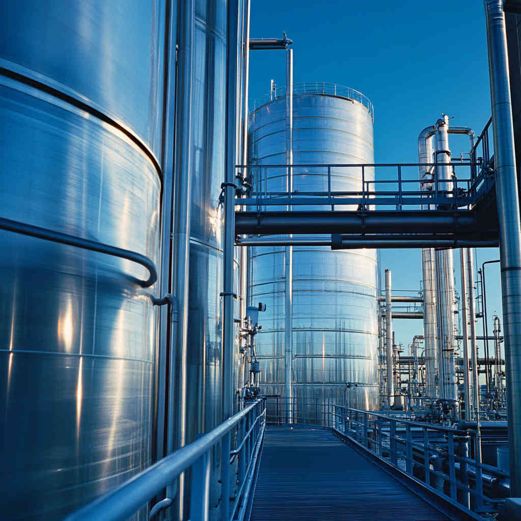 Stainless Steel Pipes in Chemical Storage Tanks