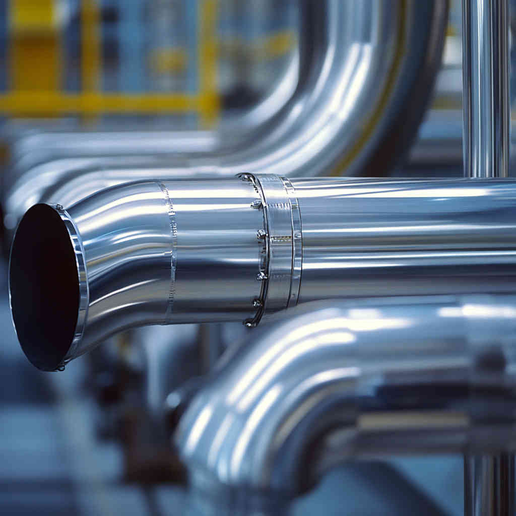 Stainless steel pipes in aircraft fuel systems